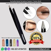 Top Quality Slanted Tip Eyebrow Tweezers | Tweezer World